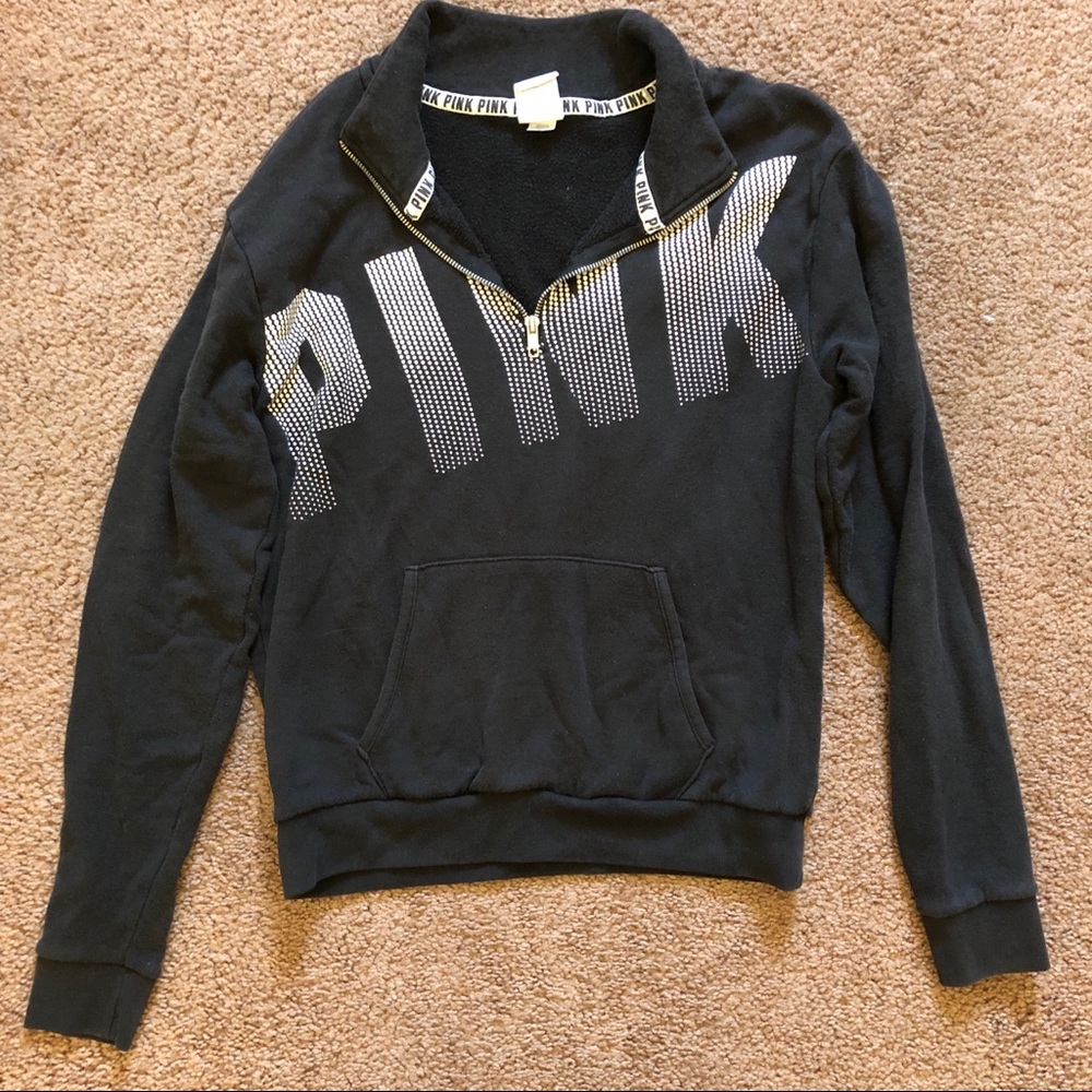 VS PINK Quarter Zip pullover